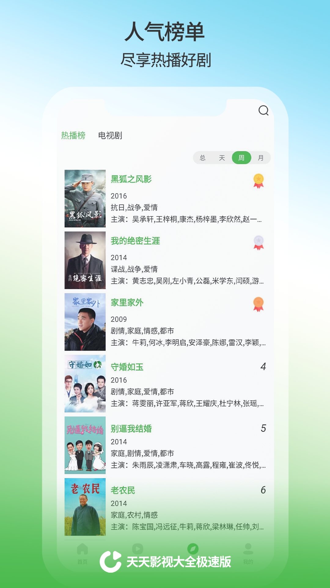 天天影视大全 截图 1
