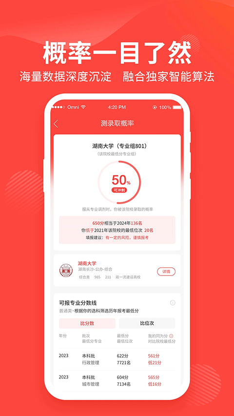 阳光高考网2026填志愿 截图 2
